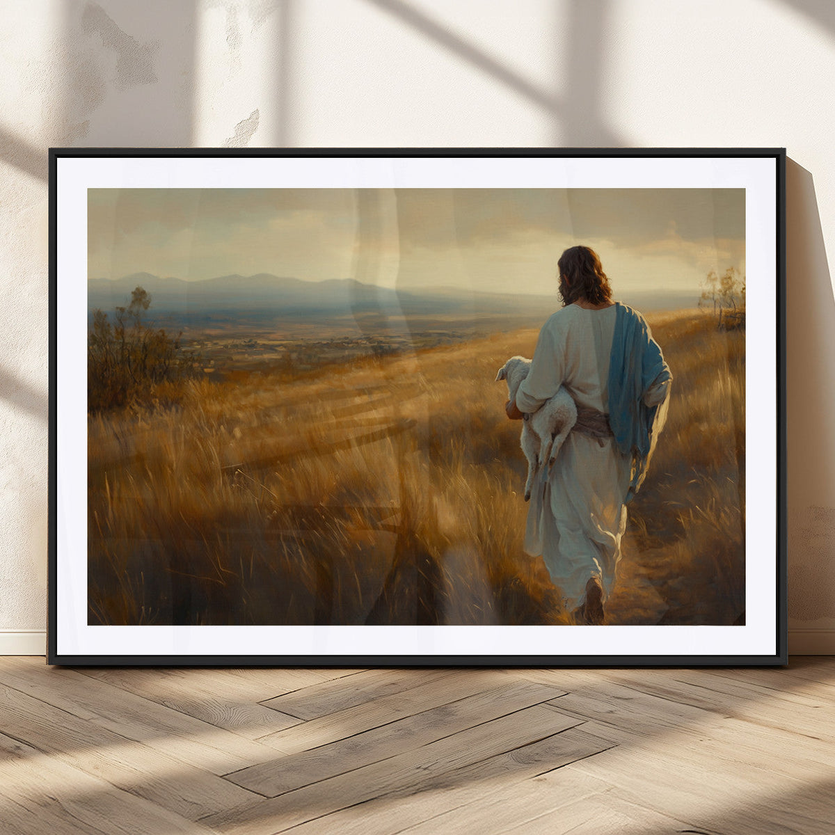 Jesus the Good Shepherd Wall Art Canvas Print -