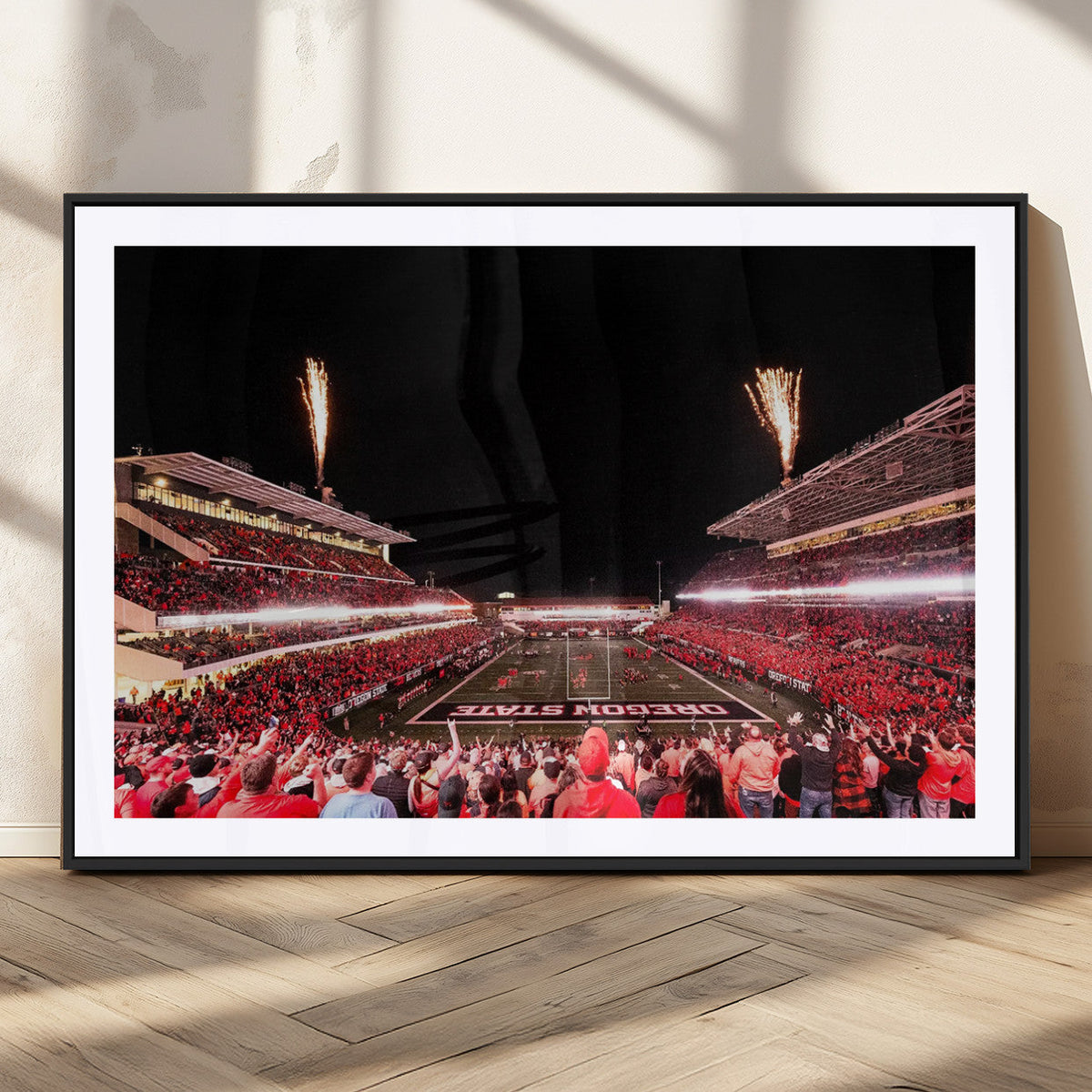 Oregon State Beavers Football Team Print - Corvallis Reser
