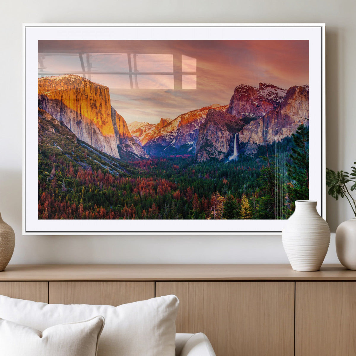 Yosemite Nal Park Wall Art Landscape Canvas Print El Capitan