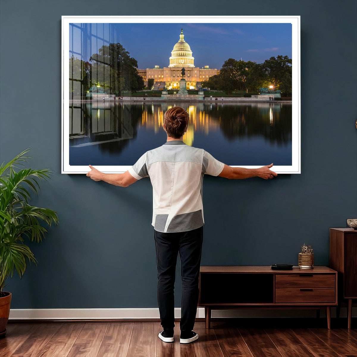 US Capitol Building Wall Art Canvas Print – Washington DC