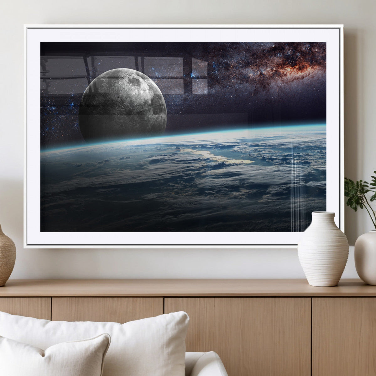 Space and Planet Canvas Print