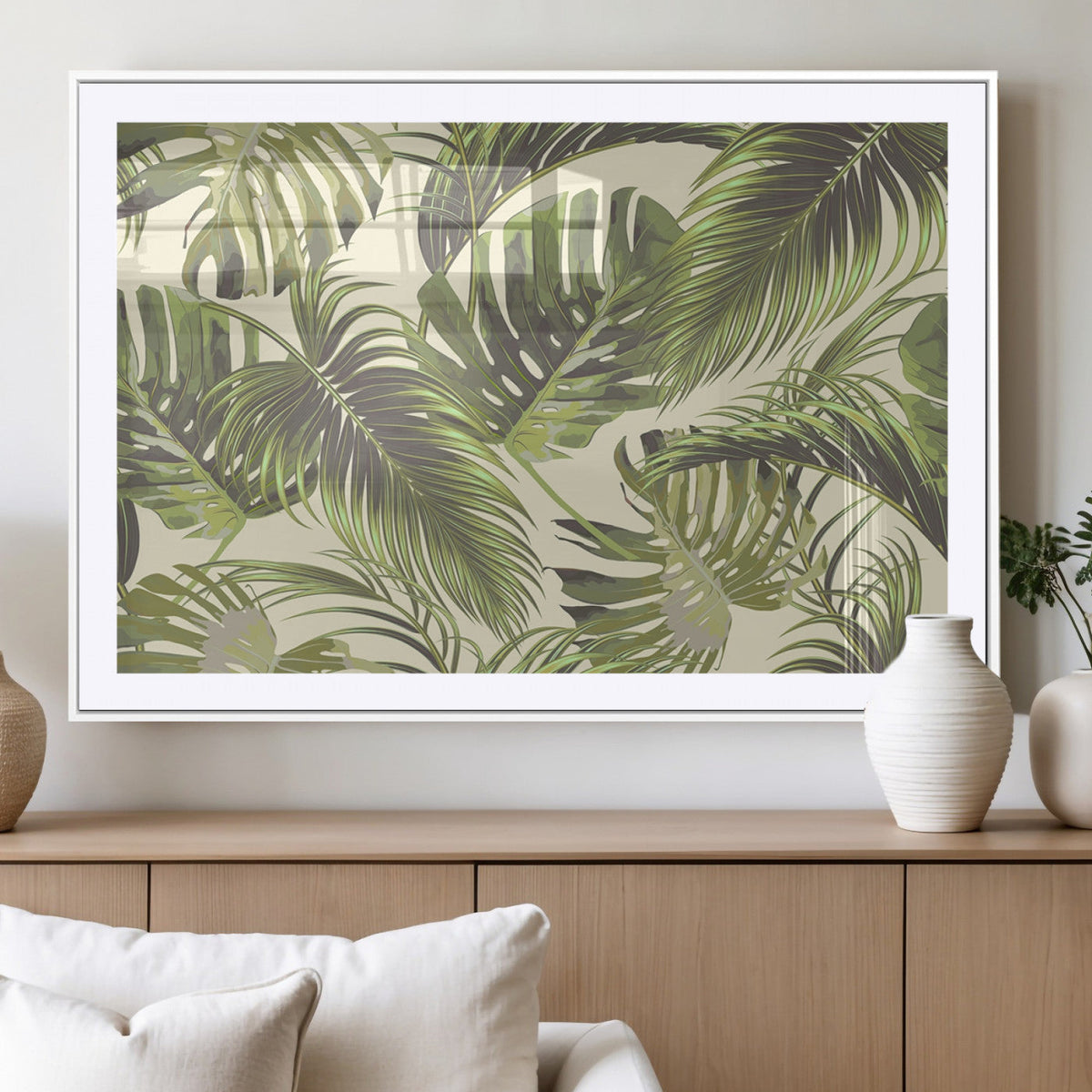 Palm Leaves Canvas Print