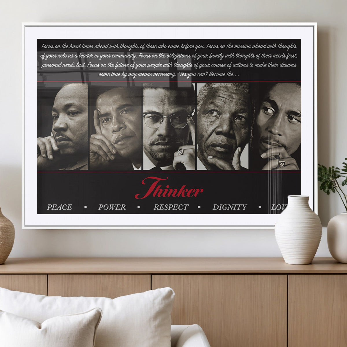 Thinkers of Wall Art Canvas Print - Inspirational Wall Art