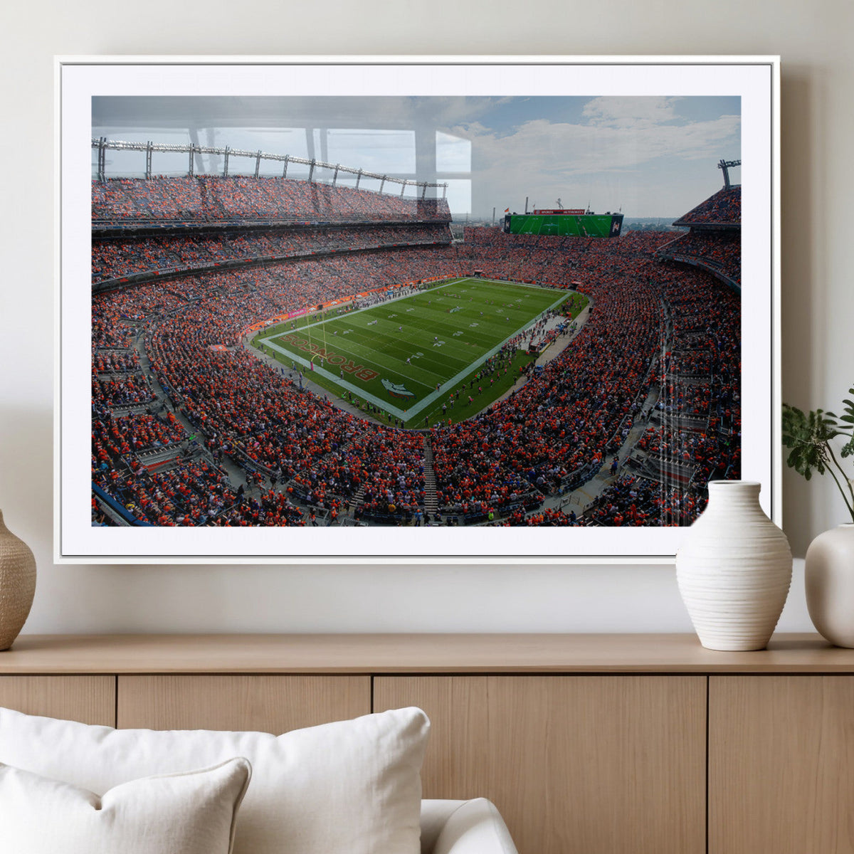 Denver Broncos Football Team Print - Empower Field Mile High