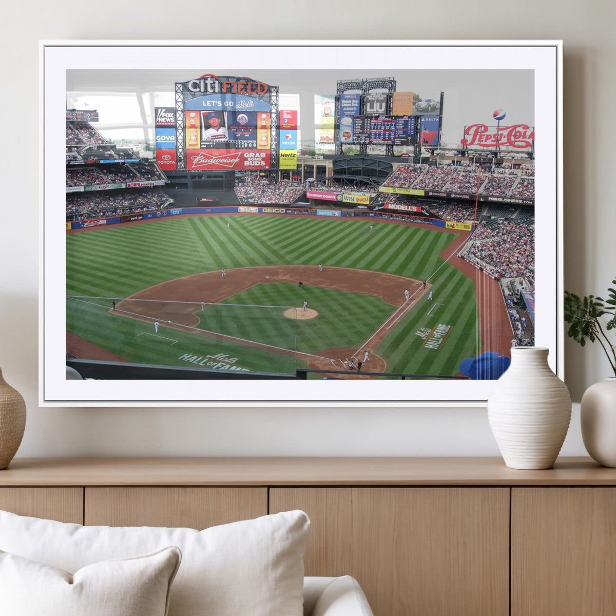 New York Mets Baseball Team Print - Citi Field Baseball