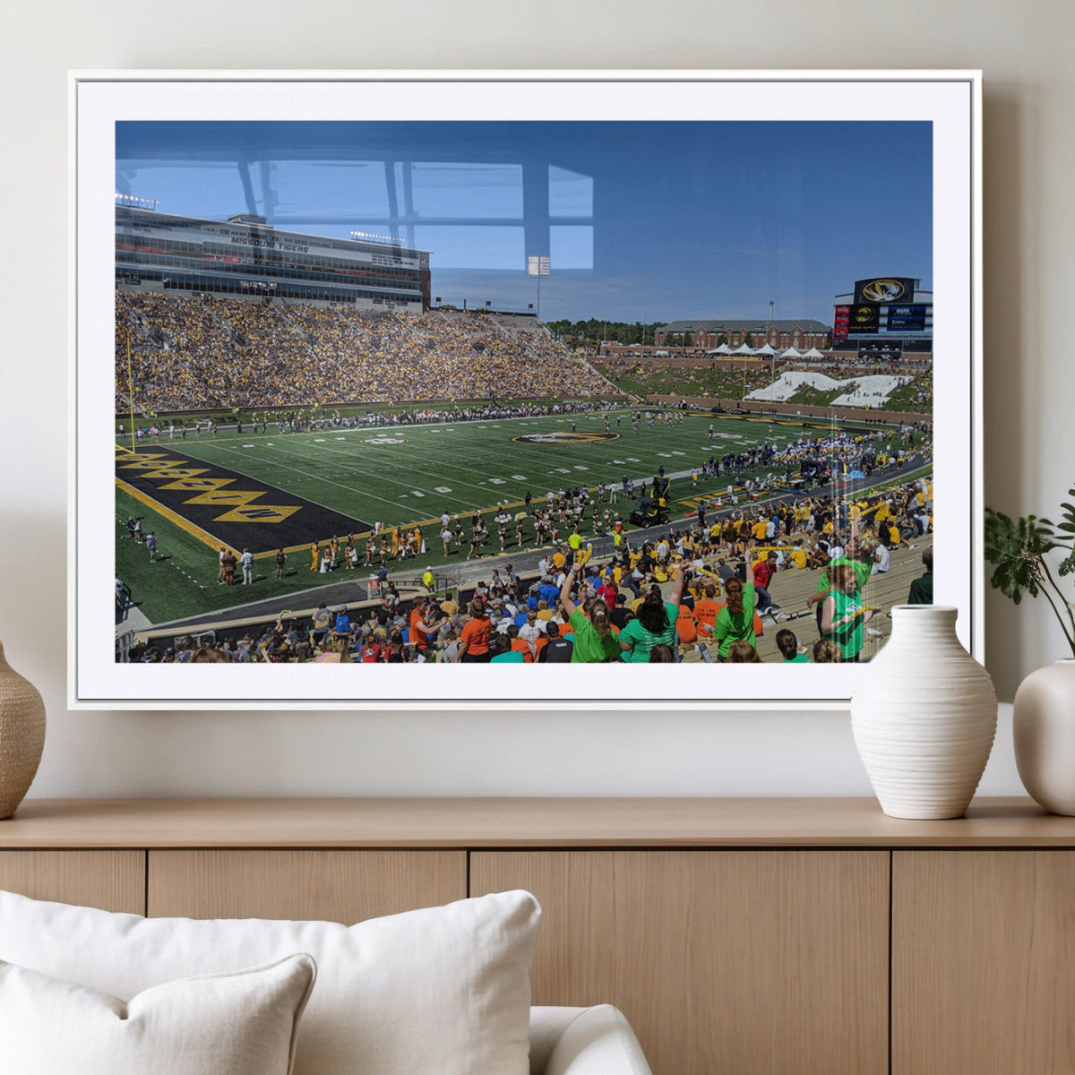 University of Missouri Tigers Football Team Print - Columbia