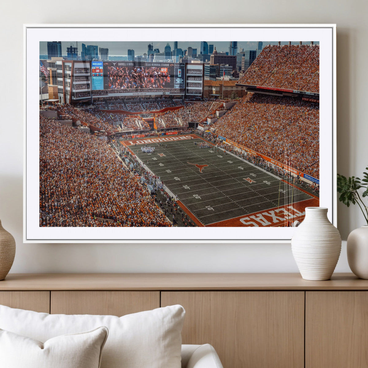 University of Texas Longhorns Football Team Print - Austin