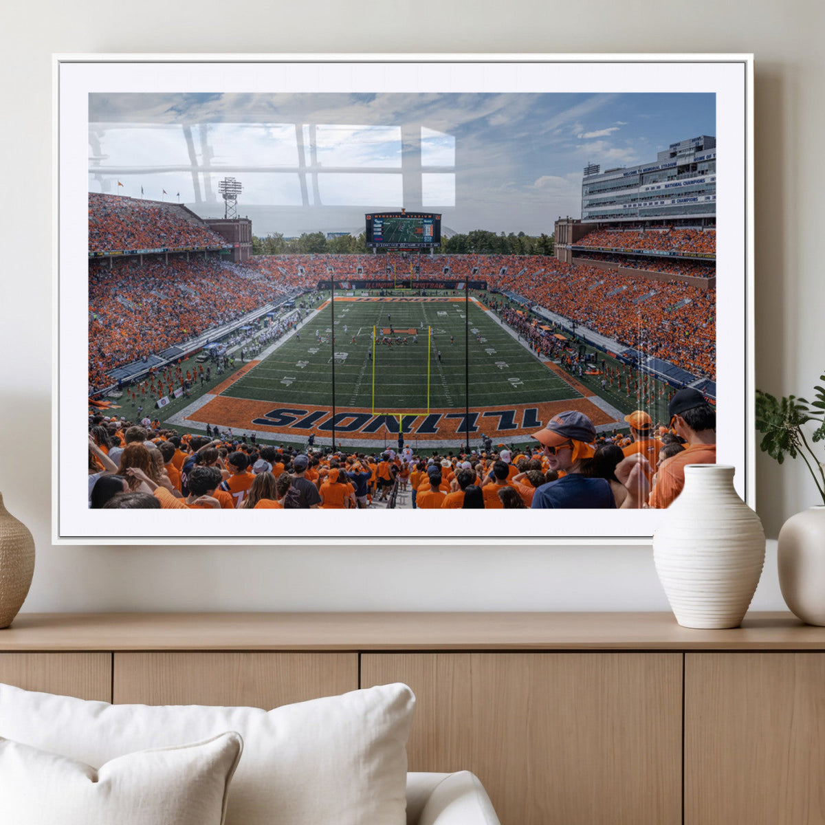 University of Illinois Fighting Illini Football Team Print