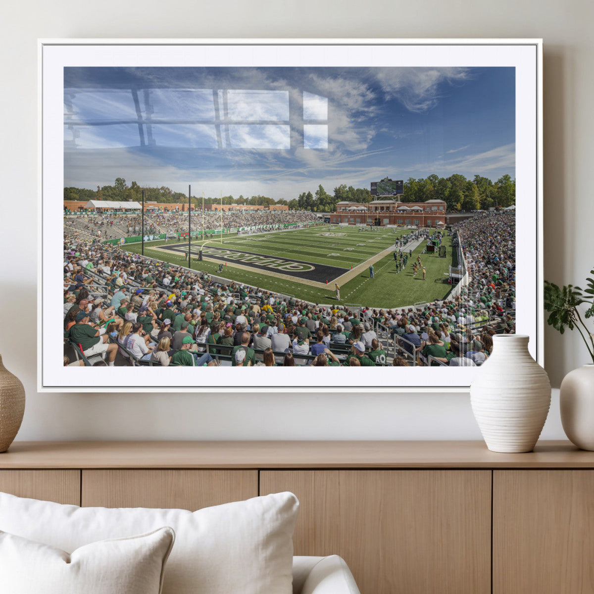University of Charlotte 49ers Football Team Print -