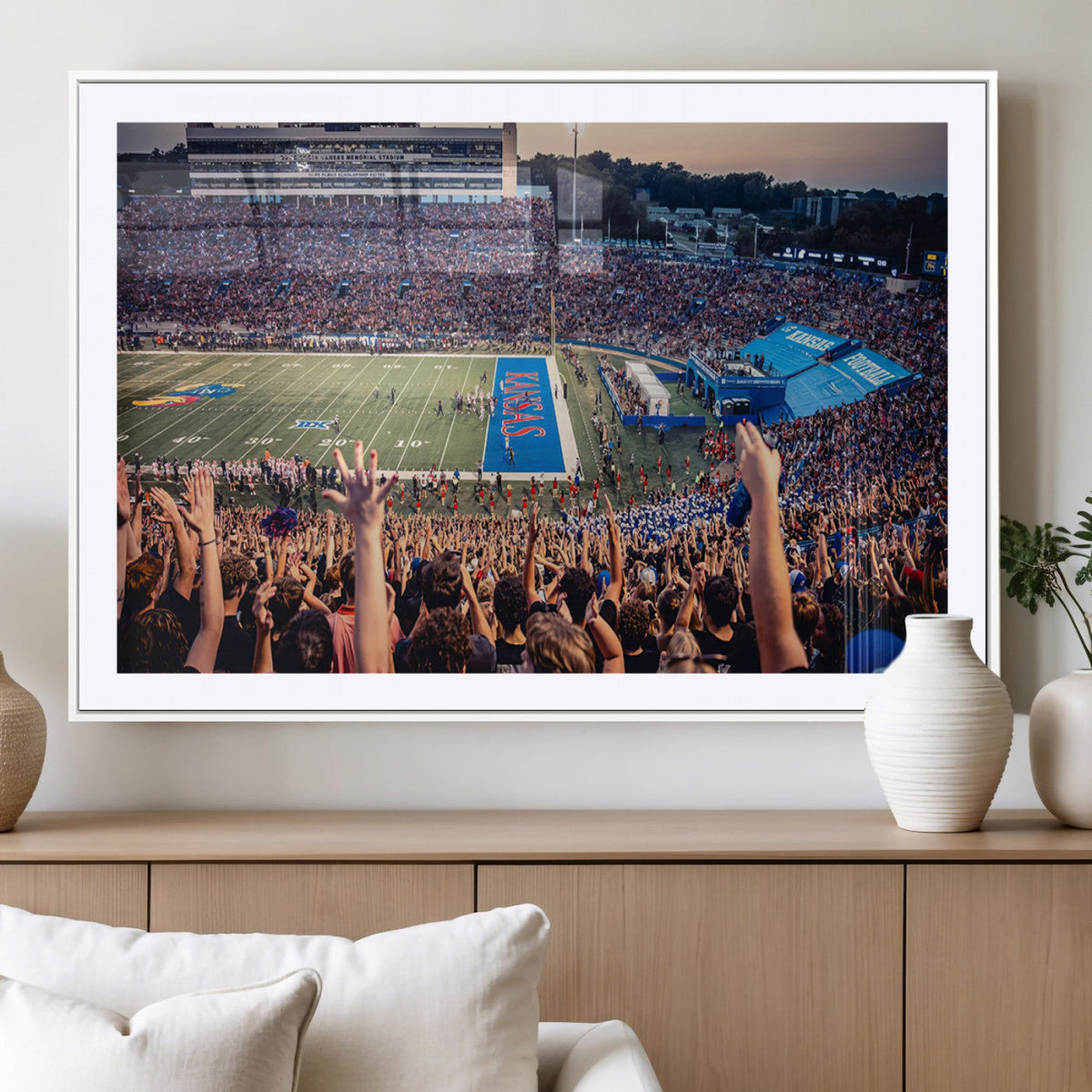 University of Kansas Jayhawks Football Team Art Print -