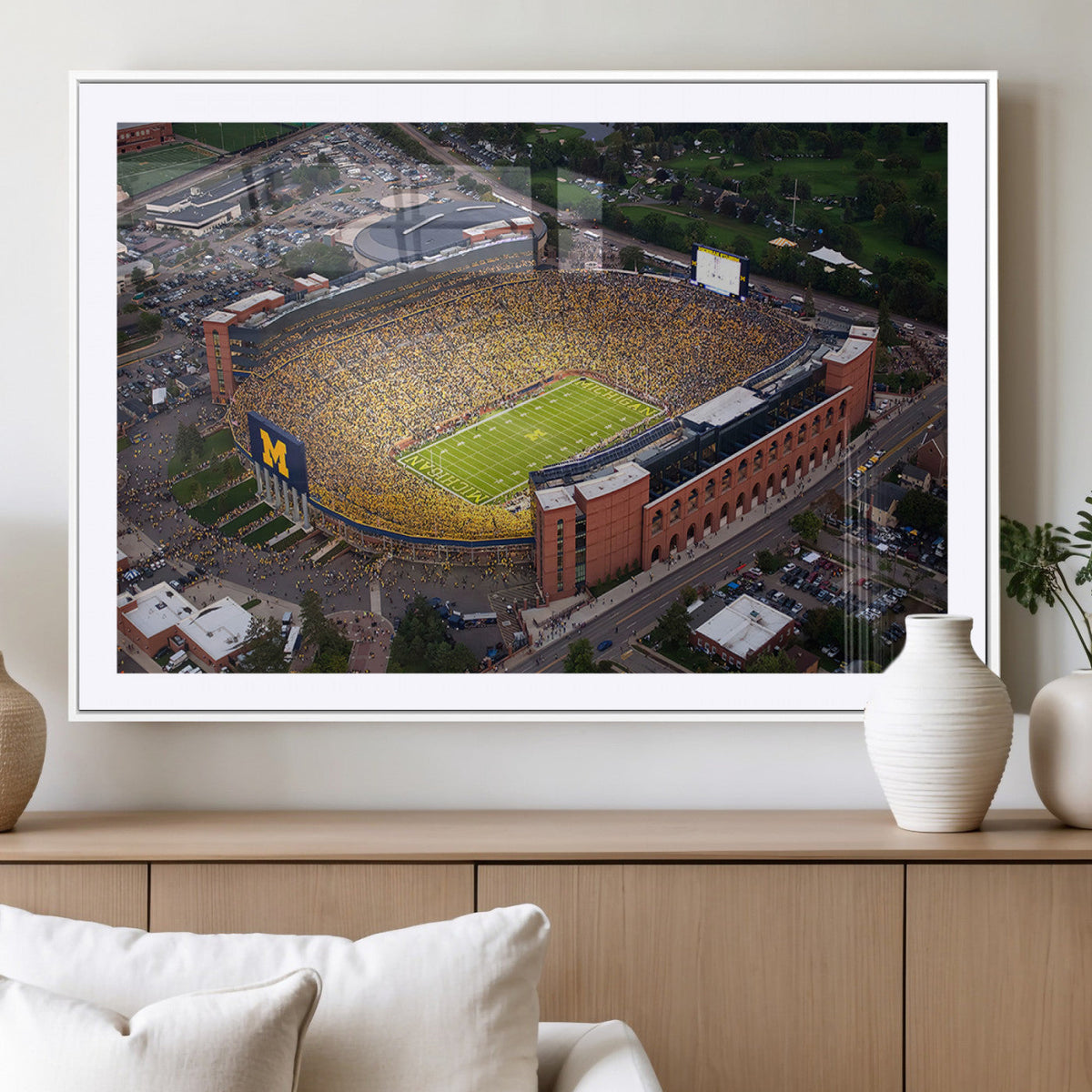 University of Michigan Wolverines Football Team Print - Ann