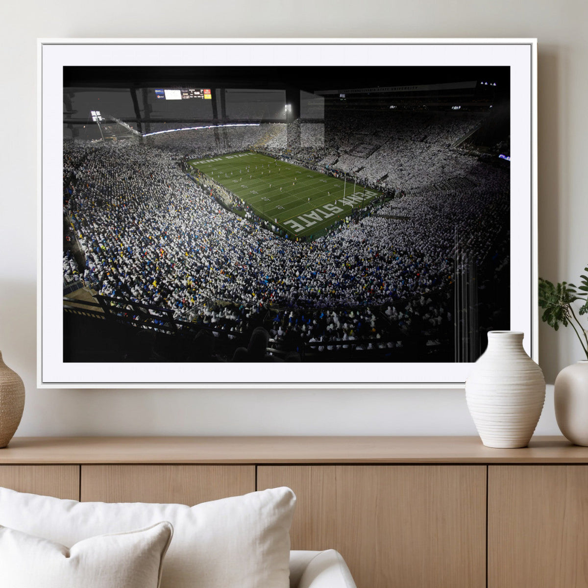Penn State Football Stadium Wall Art - Beaver Stadium Canvas