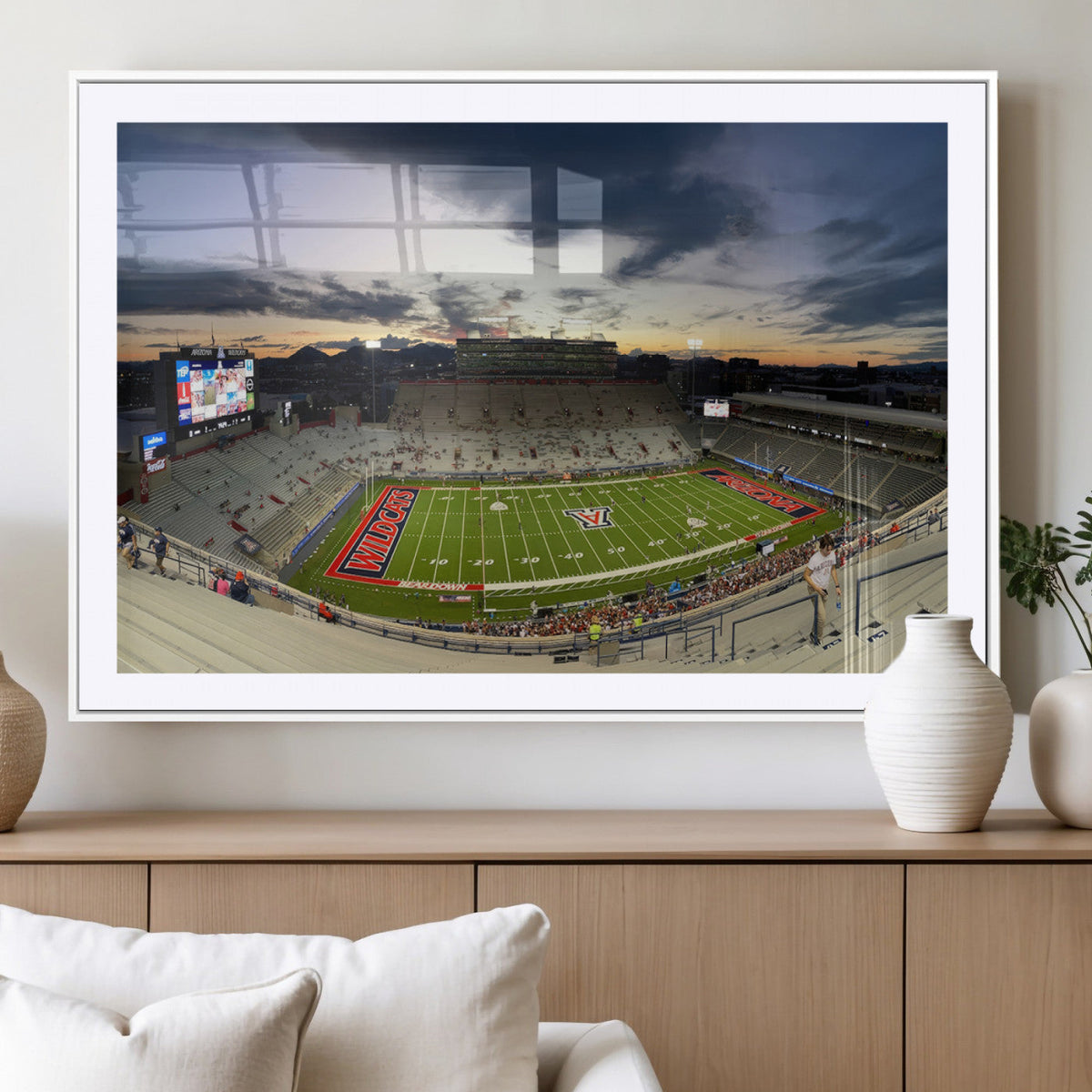 Arizona Wildcats Football Team Print - Tucson Arizona