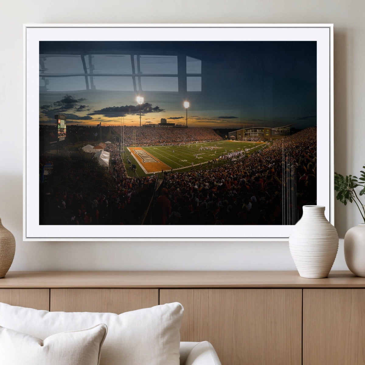Ball State Cardinals Football Team Print - Muncie Scheumann