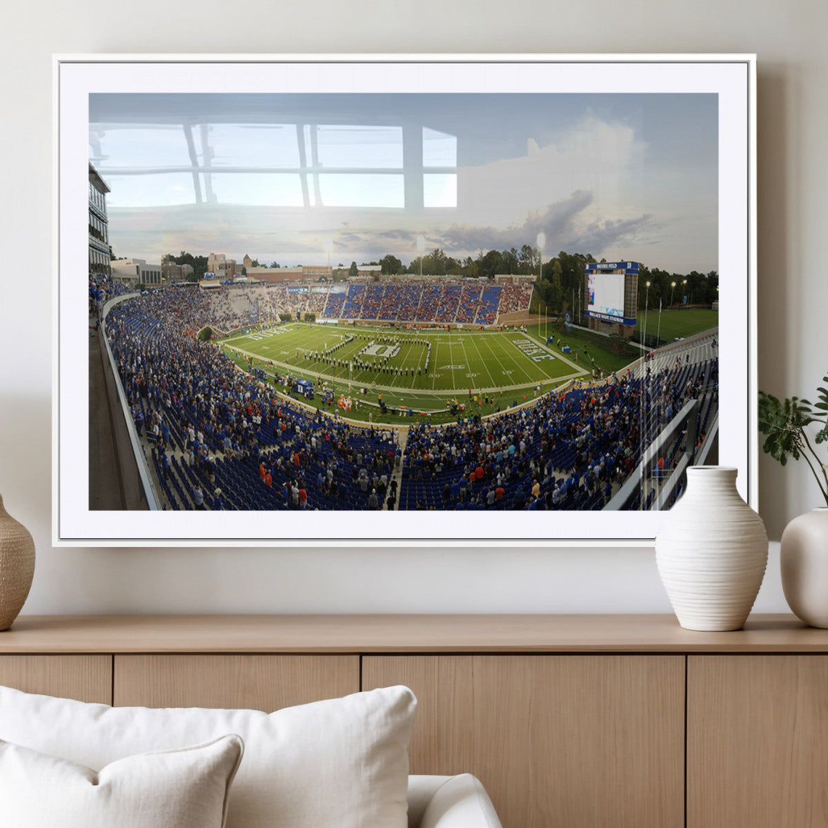 The Duke University Blue Devils Football Team Print - Durham