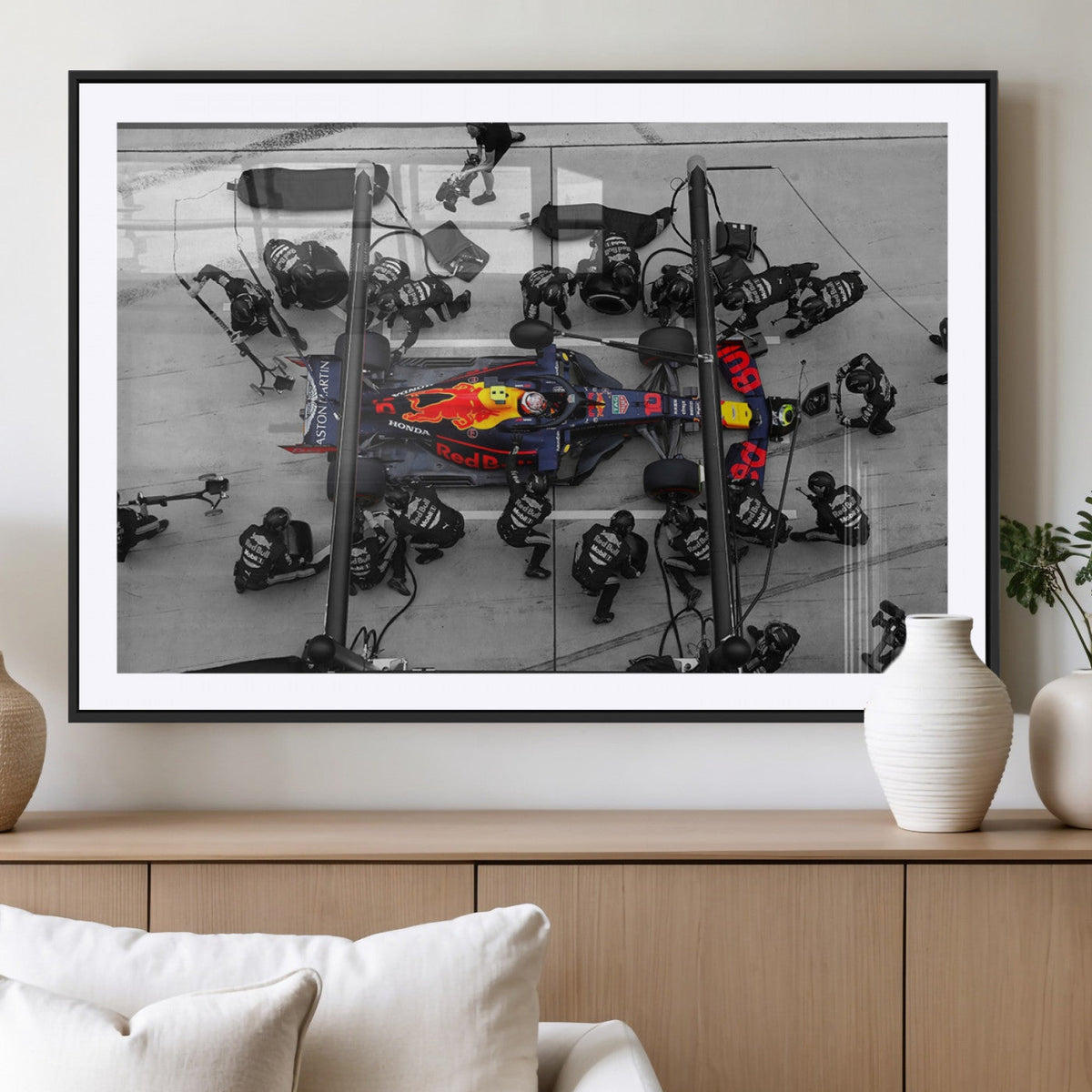 RedBull Formula 1 Canvas Wall Art Print