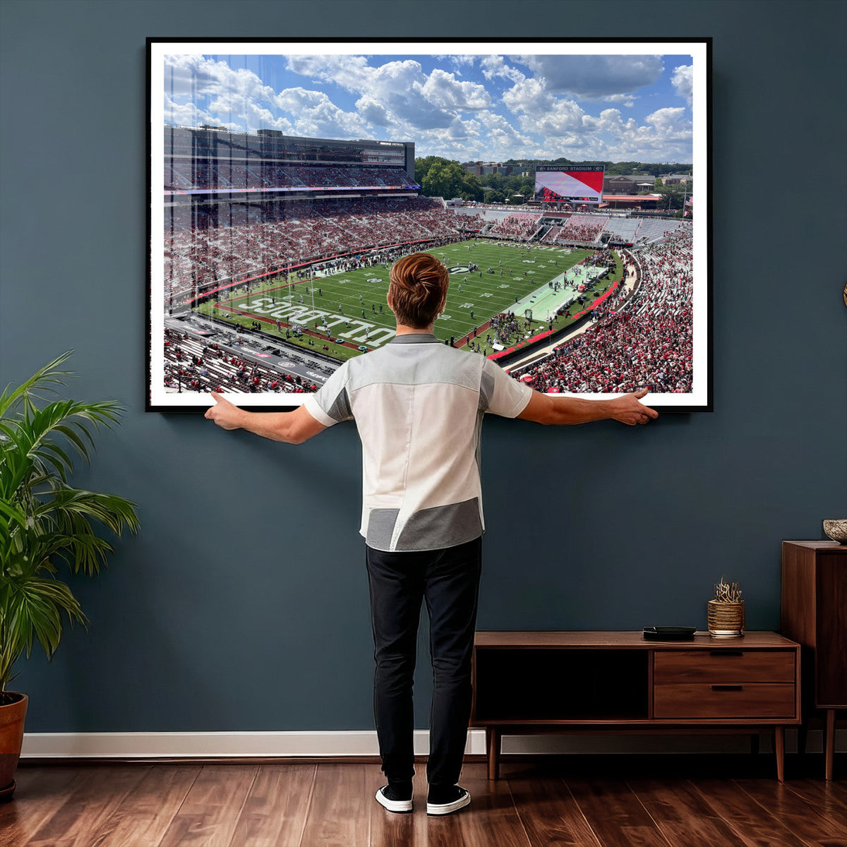 Georgia Bulldogs Stadium Wall Art Canvas Print, Sanford