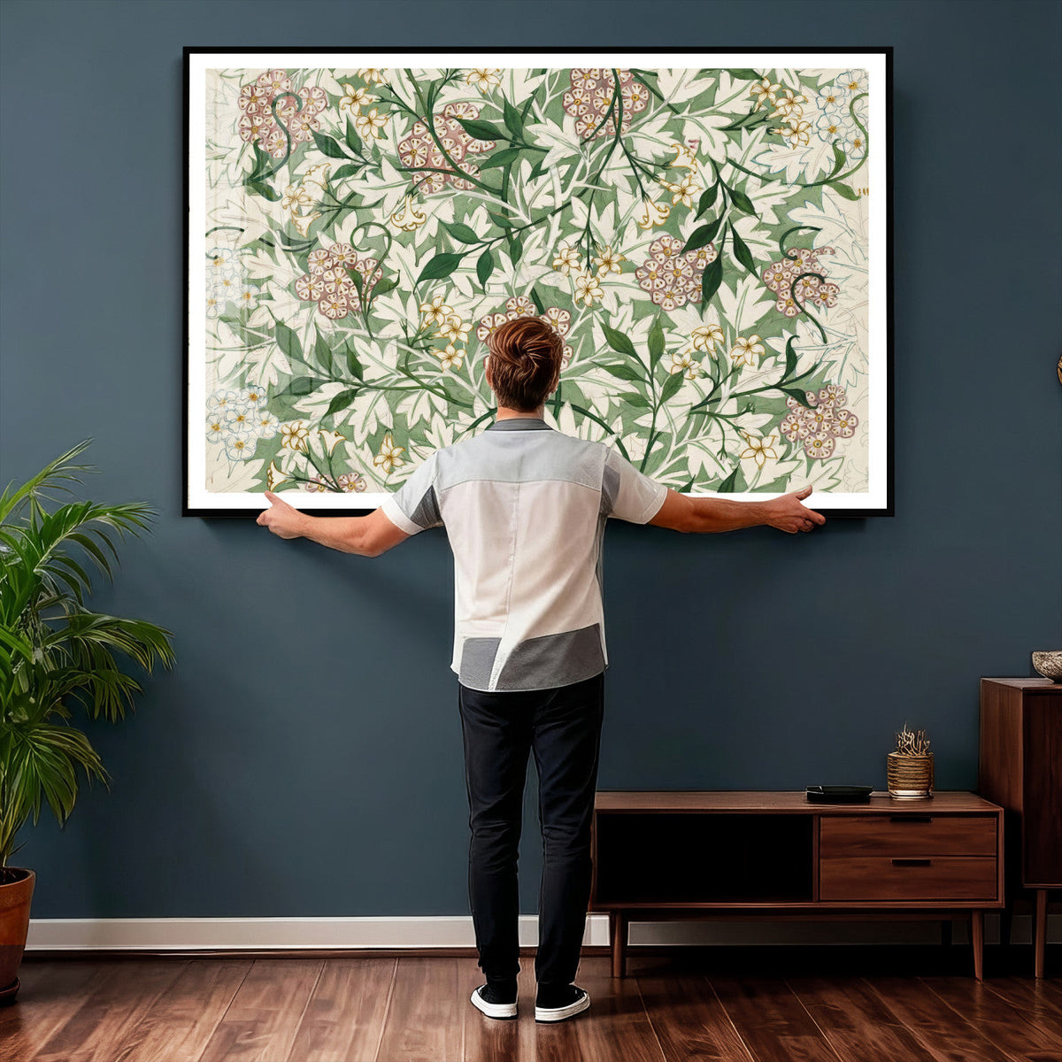 William Morris Jasmine 1872 Canvas Wall Art — Arts and