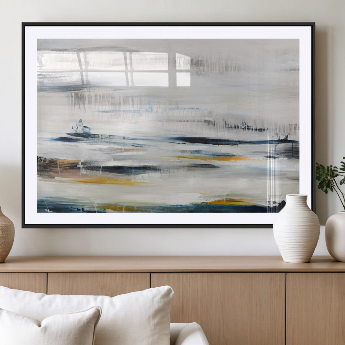 Soft Color Abstract Canvas Print