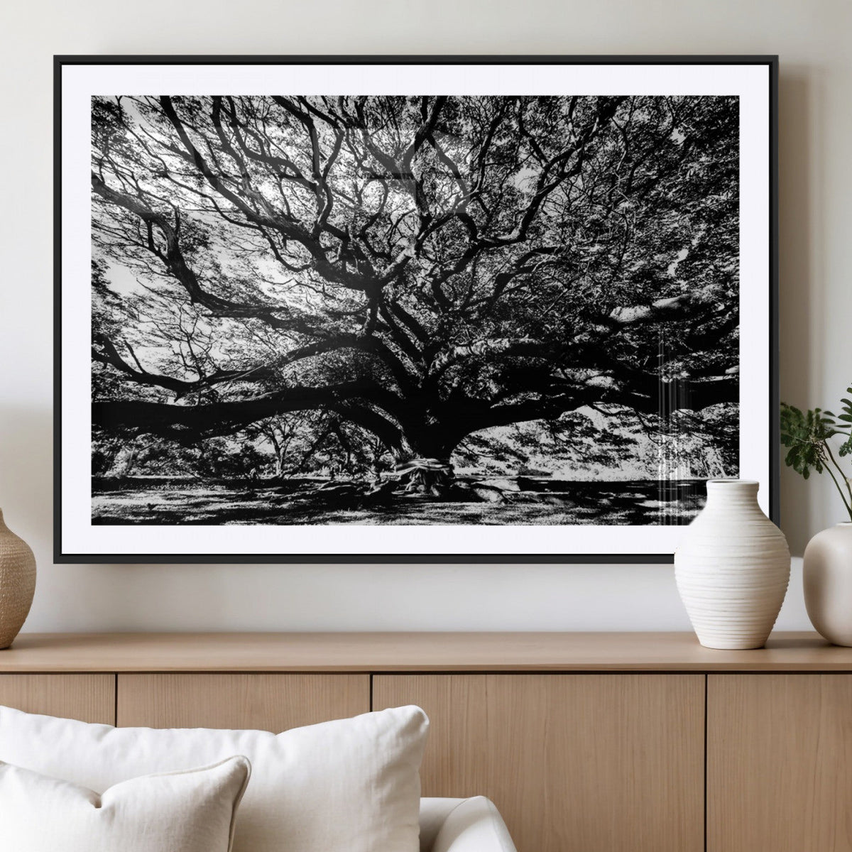Mighty Angel Oak Wall Art | Angel Oak Tree Art Print