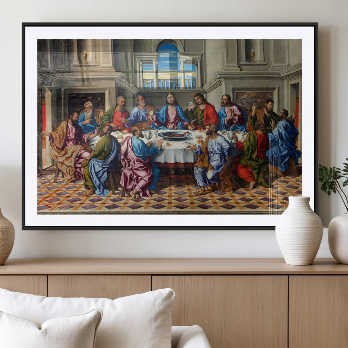 The Last Supper Multi Panel Canvas Wall Art
