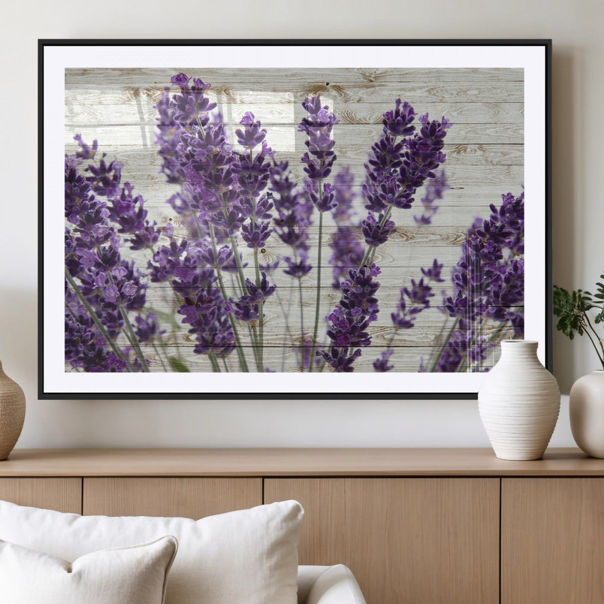 Lavender Herb Wall Art Canvas Print