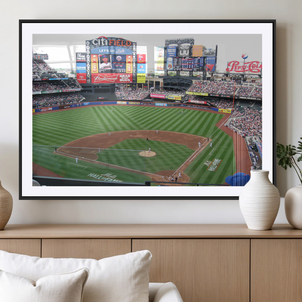 New York Mets Baseball Team Print - Citi Field Baseball