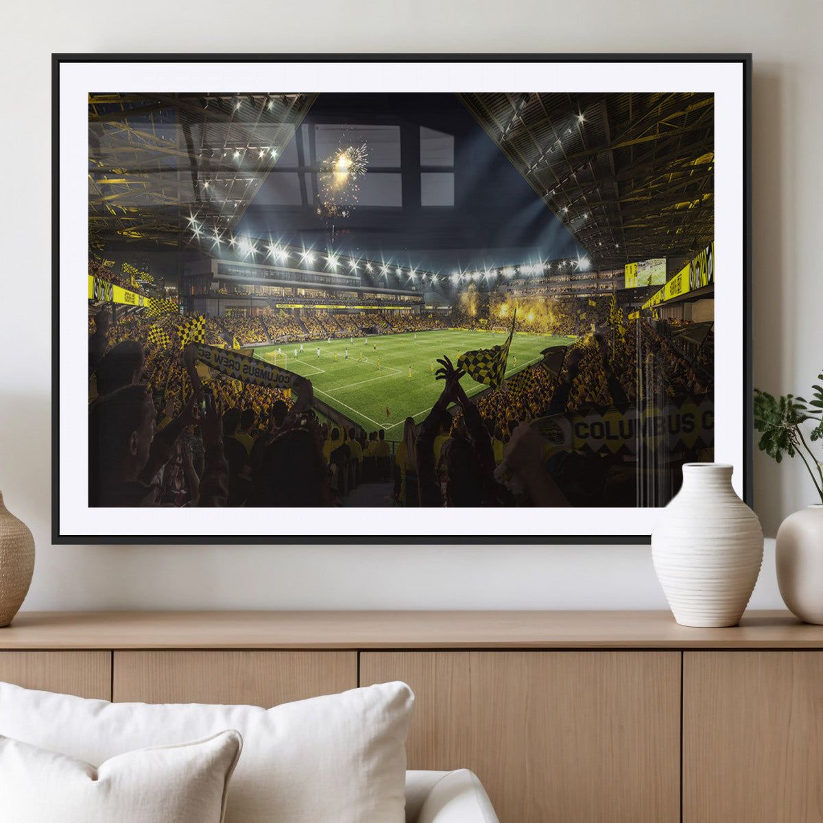 Columbus Crew Soccer Team Print - Columbus Crew Stadium Wall