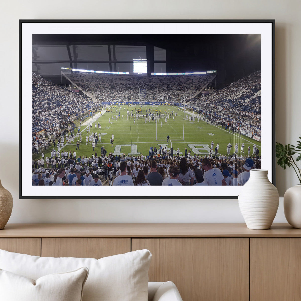 Brigham Young University Cougars Football Print Canvas -