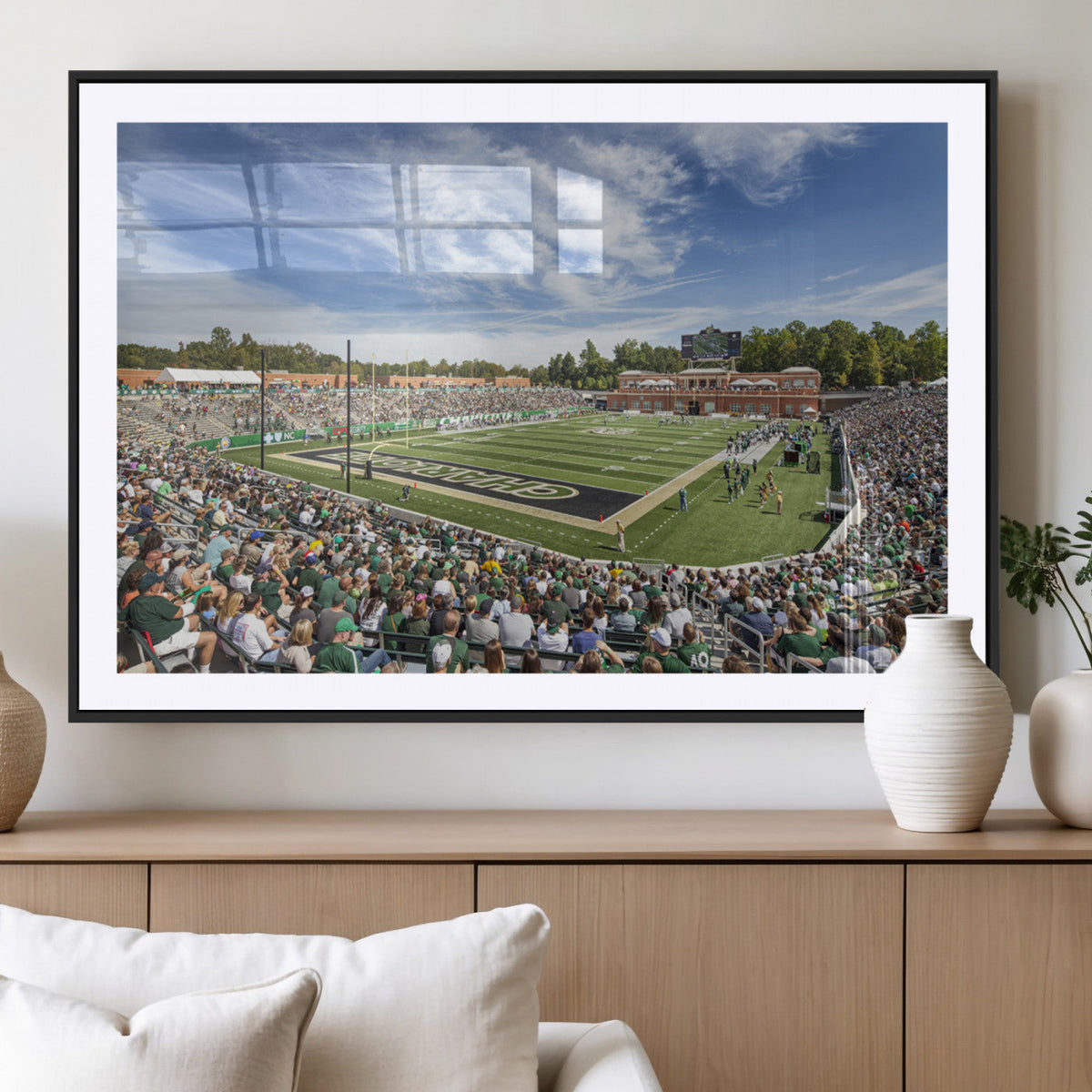 University of Charlotte 49ers Football Team Print -