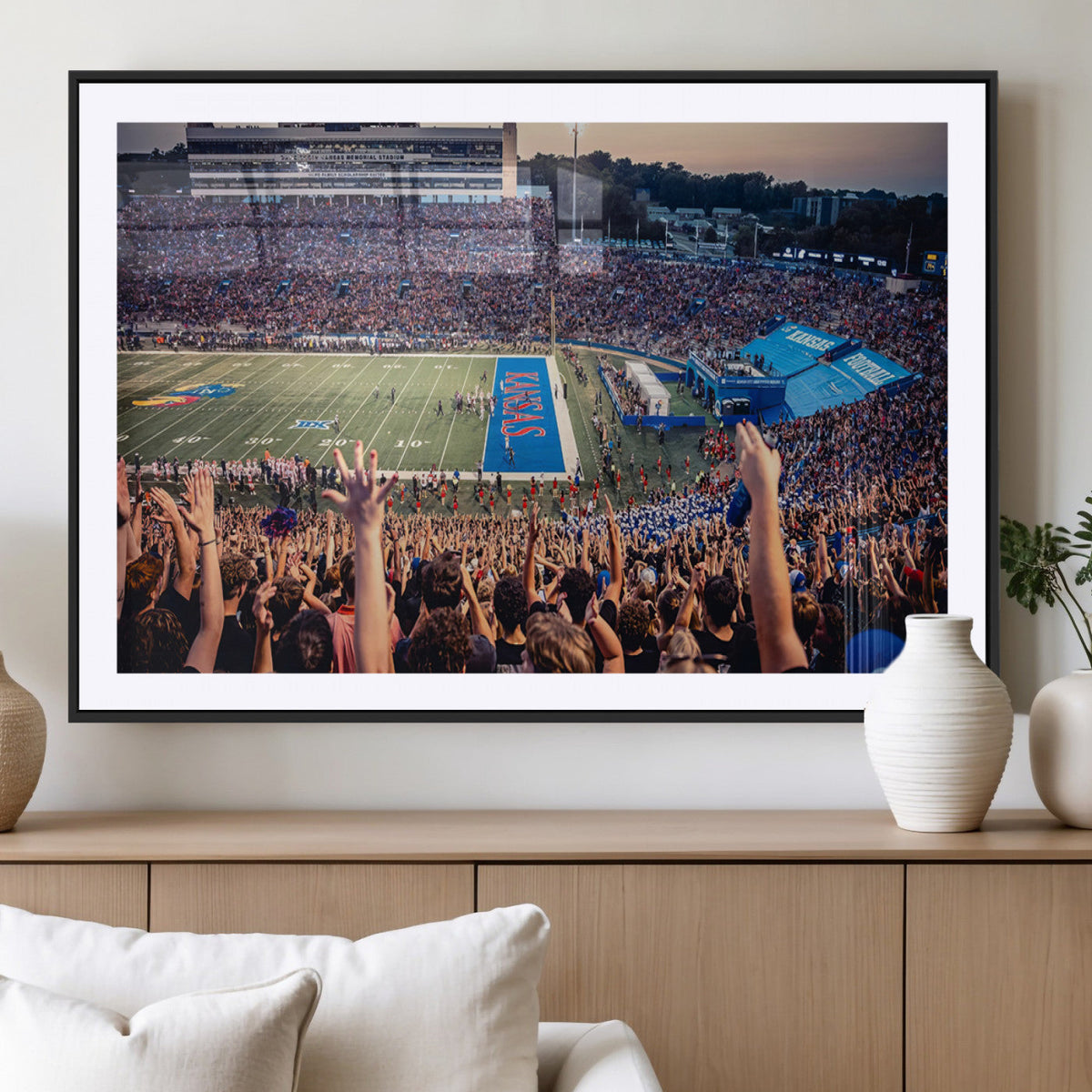University of Kansas Jayhawks Football Team Art Print -
