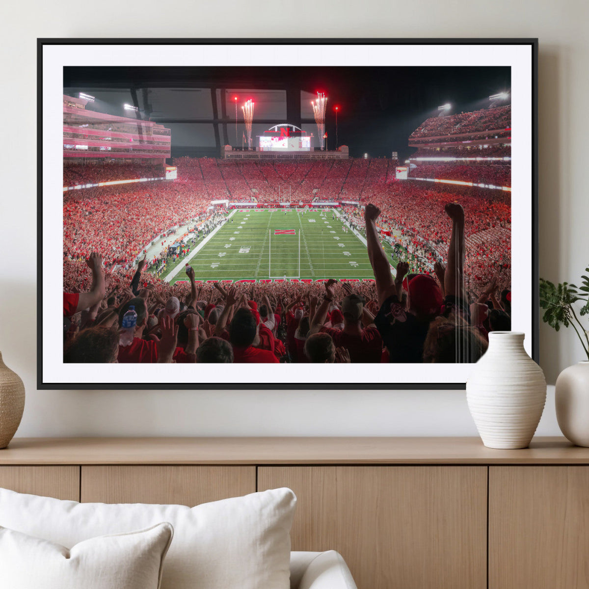 University of Nebraska Cornhuskers Football Team Print -