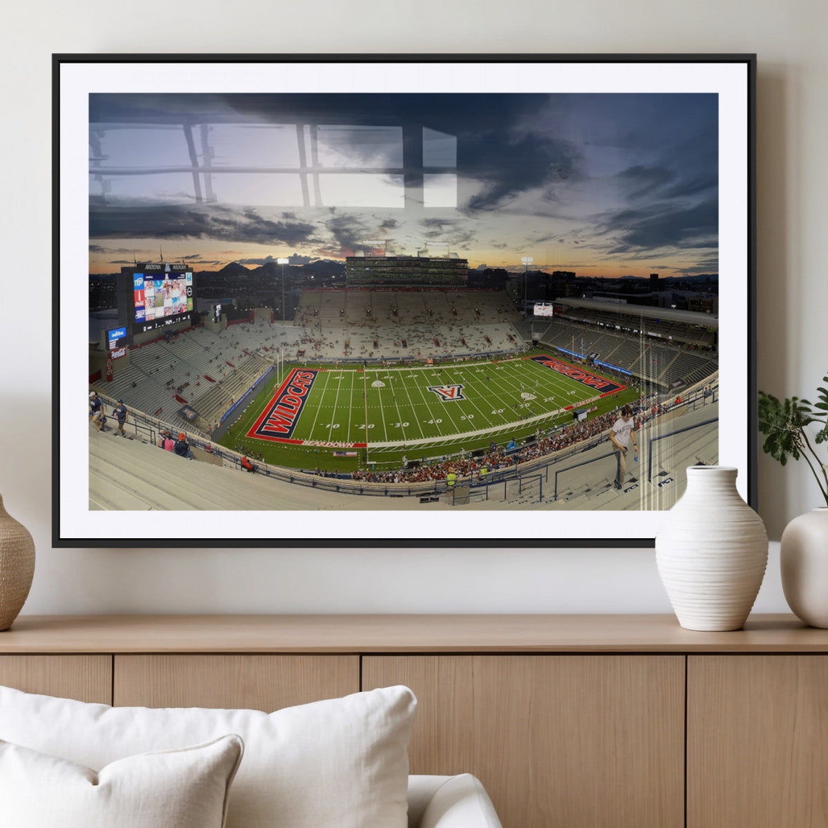 Arizona Wildcats Football Team Print - Tucson Arizona
