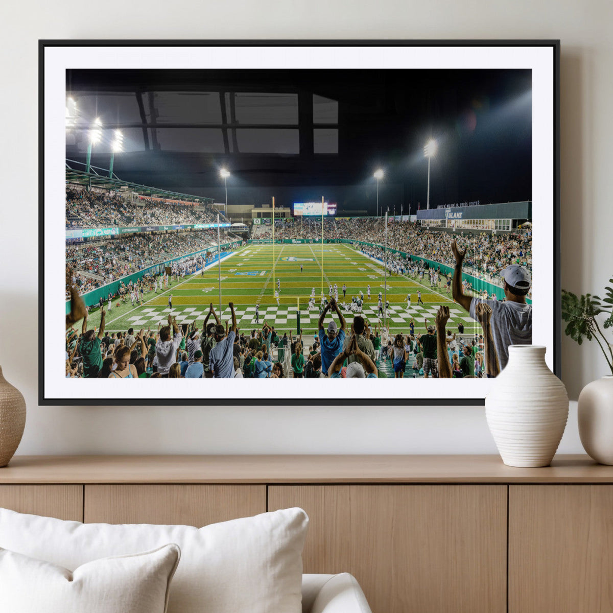 The Tulane University Green Wave Football Team Print - New