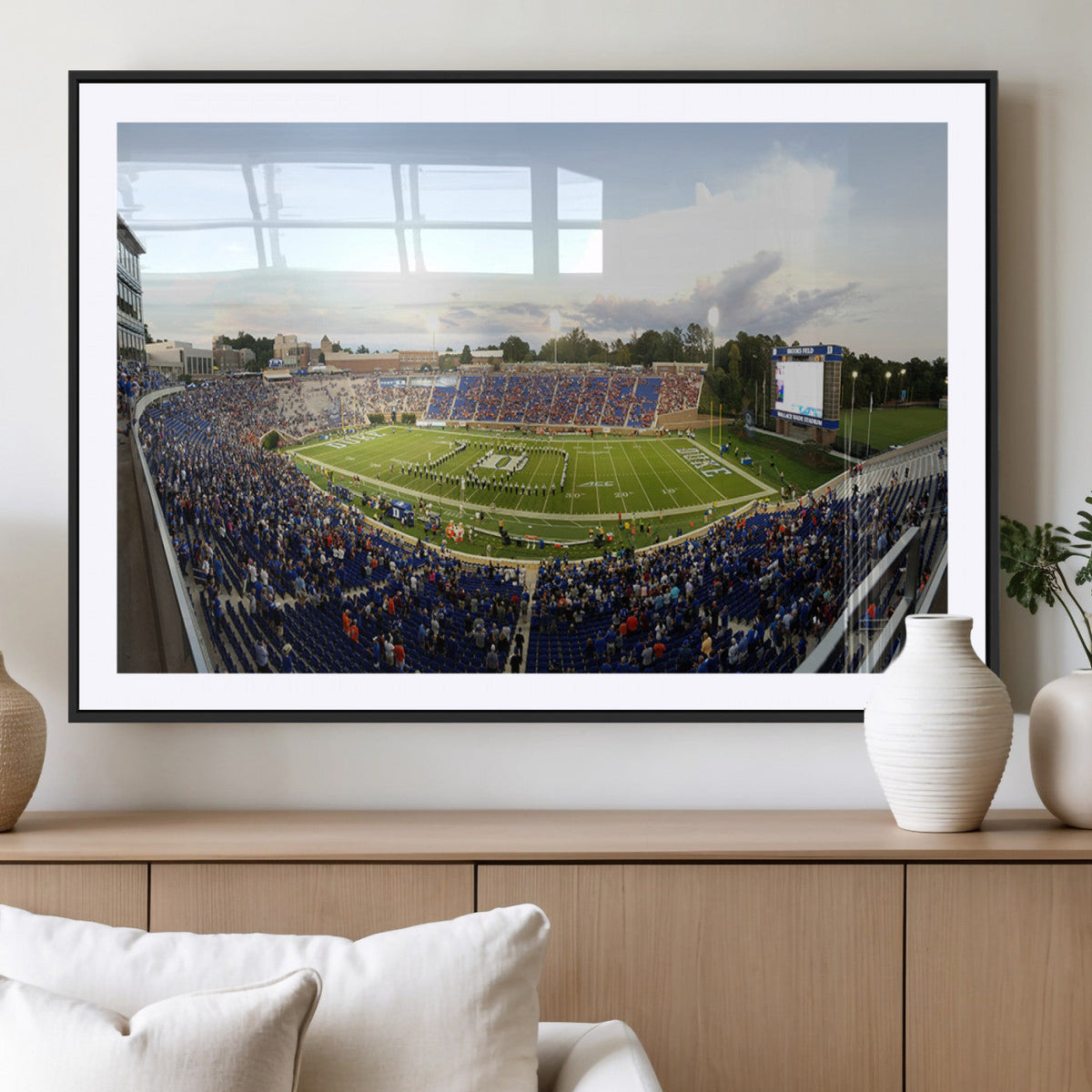 The Duke University Blue Devils Football Team Print - Durham