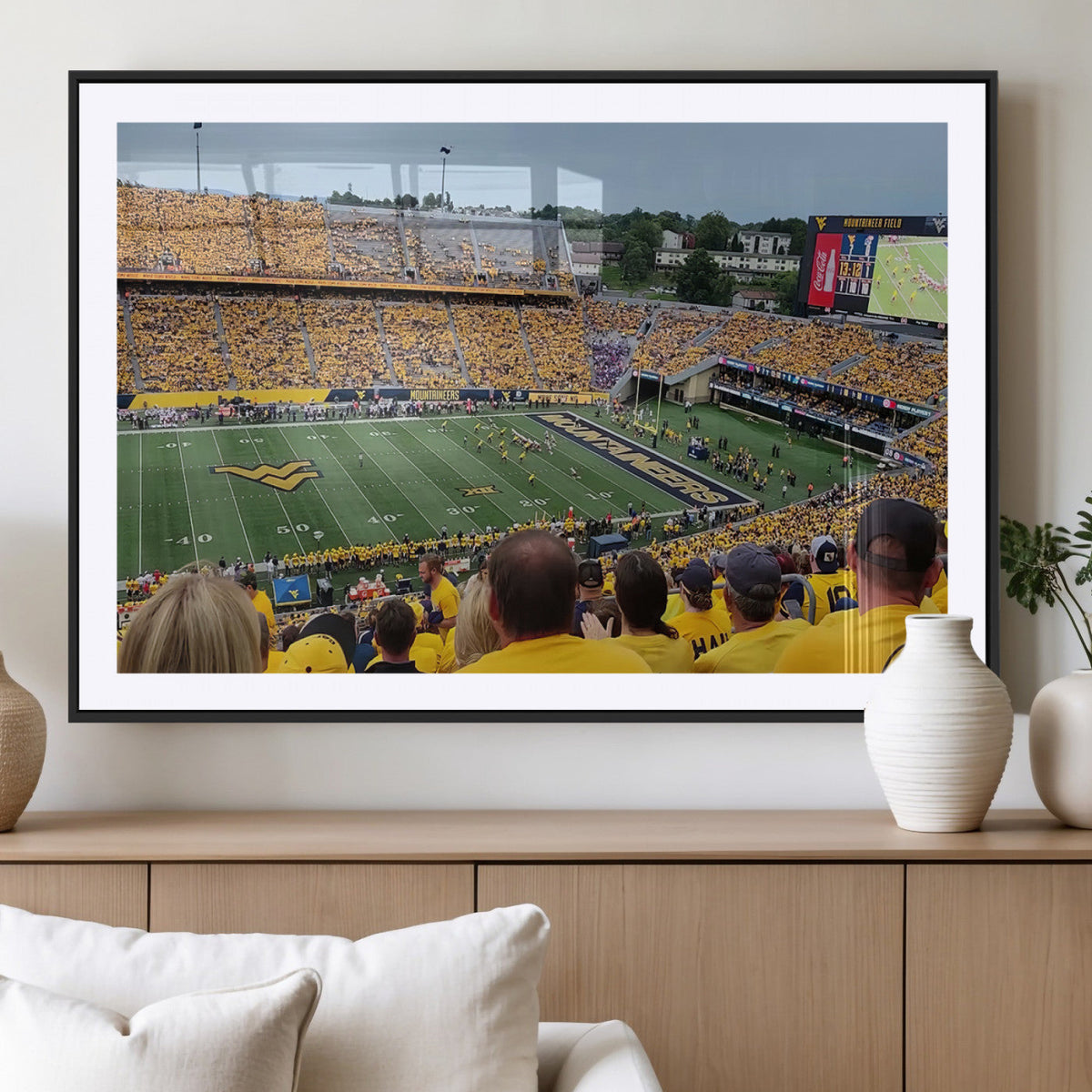 Puskar Stadium Canvas Print Wall Art - Morgantown Print -