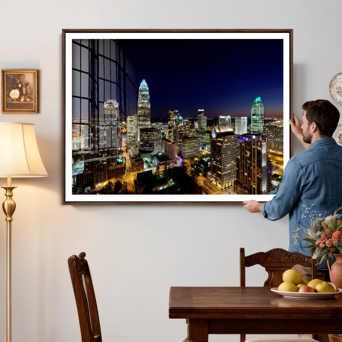 Atlanta Skyline Wall Art Canvas Print – Modern Cityscape