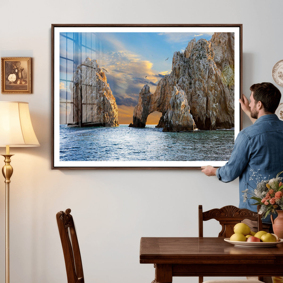 The Arch Cabo San Lucas Ocean Arch Wall Art Canvas Print,