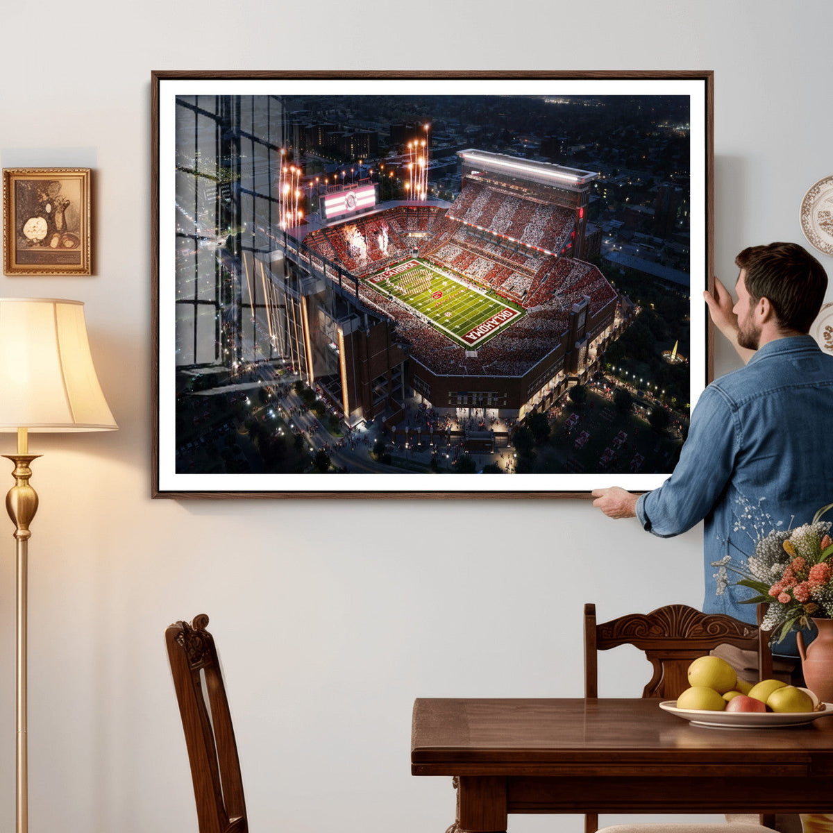 Oklahoma Memorial Stadium - Gaylord Memorial Stadium Wall
