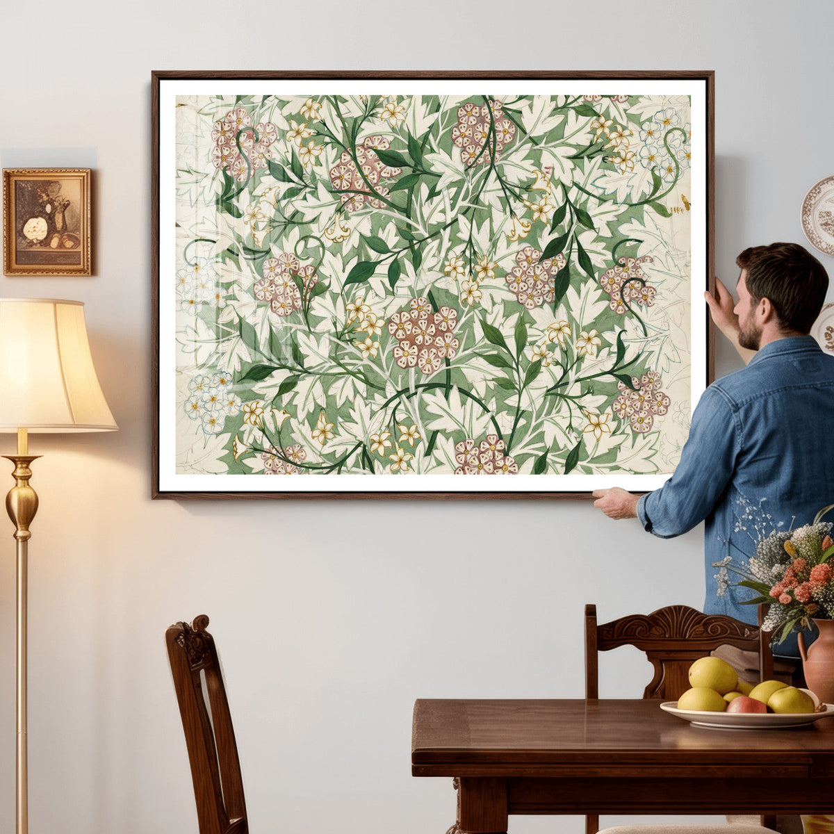 William Morris Jasmine 1872 Canvas Wall Art — Arts and