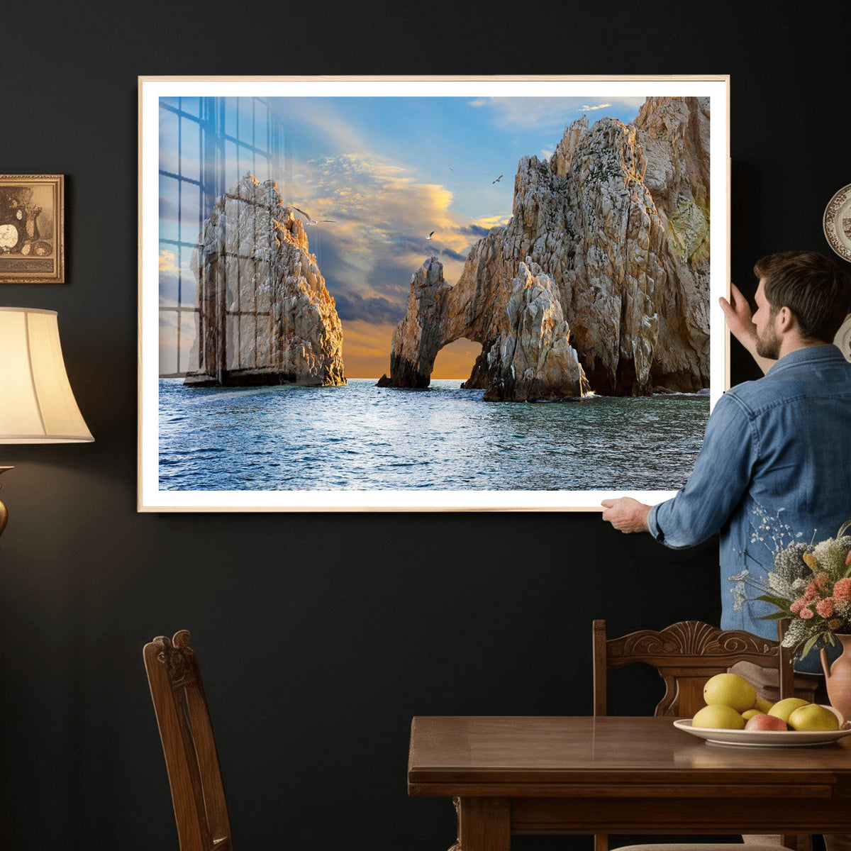 The Arch Cabo San Lucas Ocean Arch Wall Art Canvas Print,