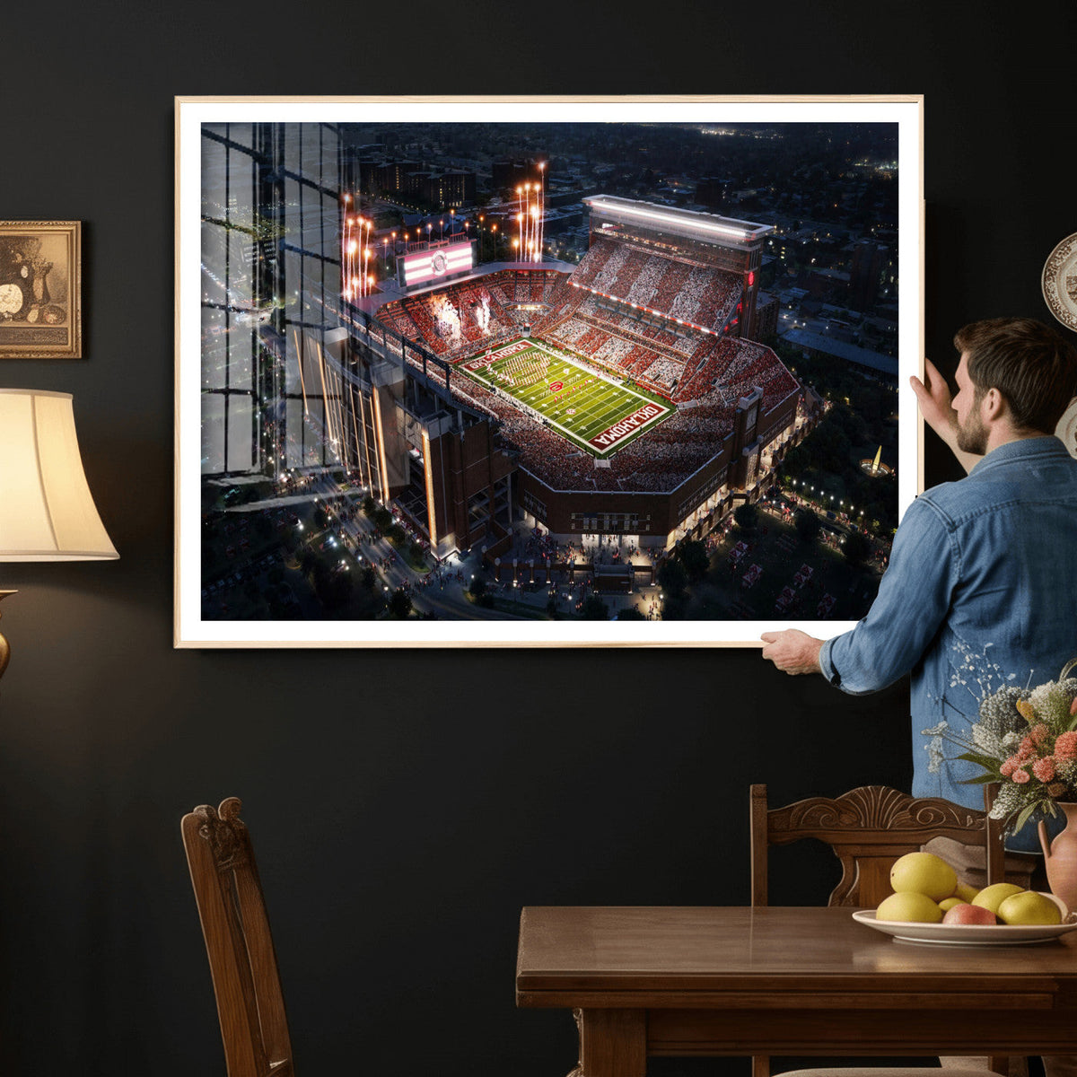 Oklahoma Memorial Stadium - Gaylord Memorial Stadium Wall