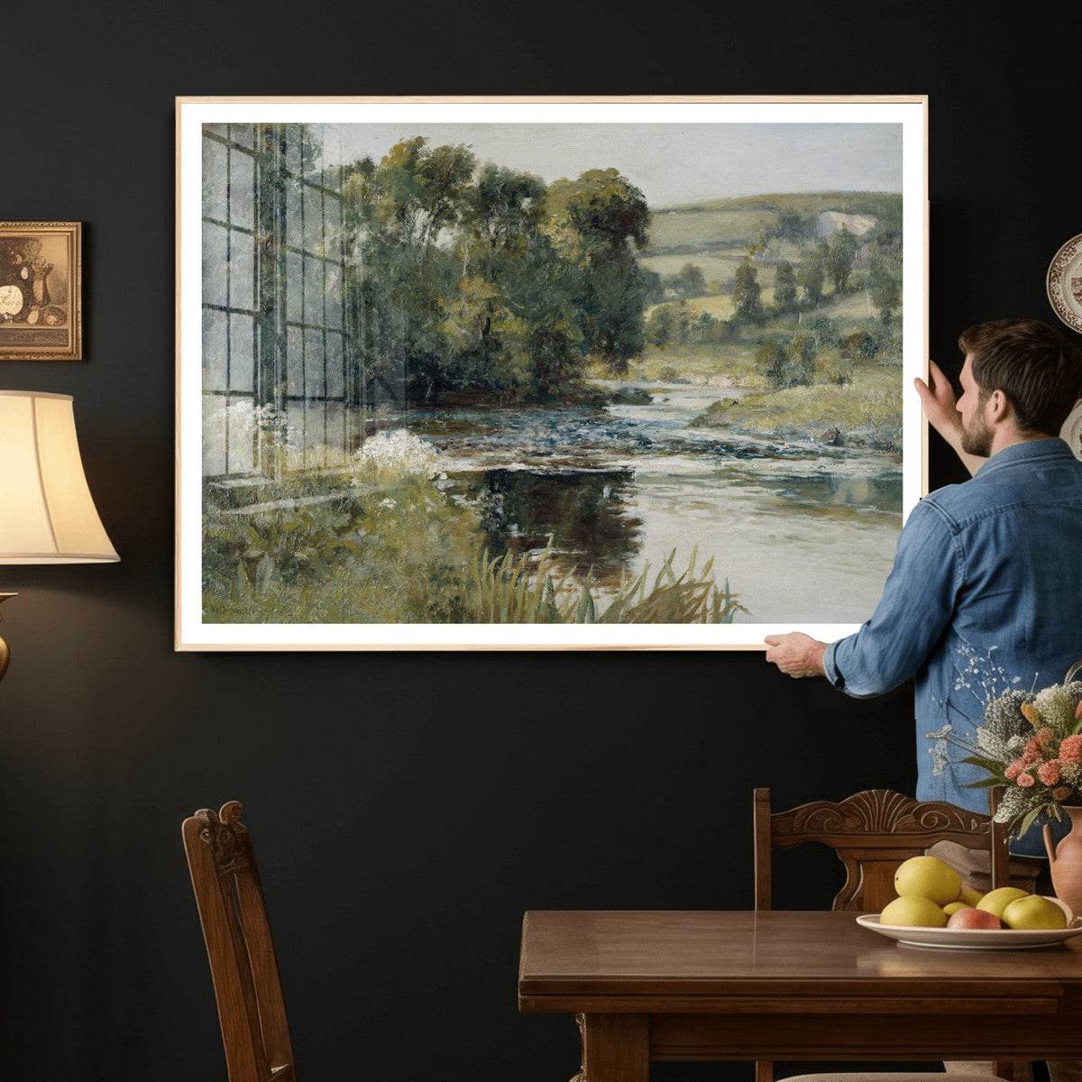 Edward Mitchell Bannister Streamside Wall Art Canvas Print