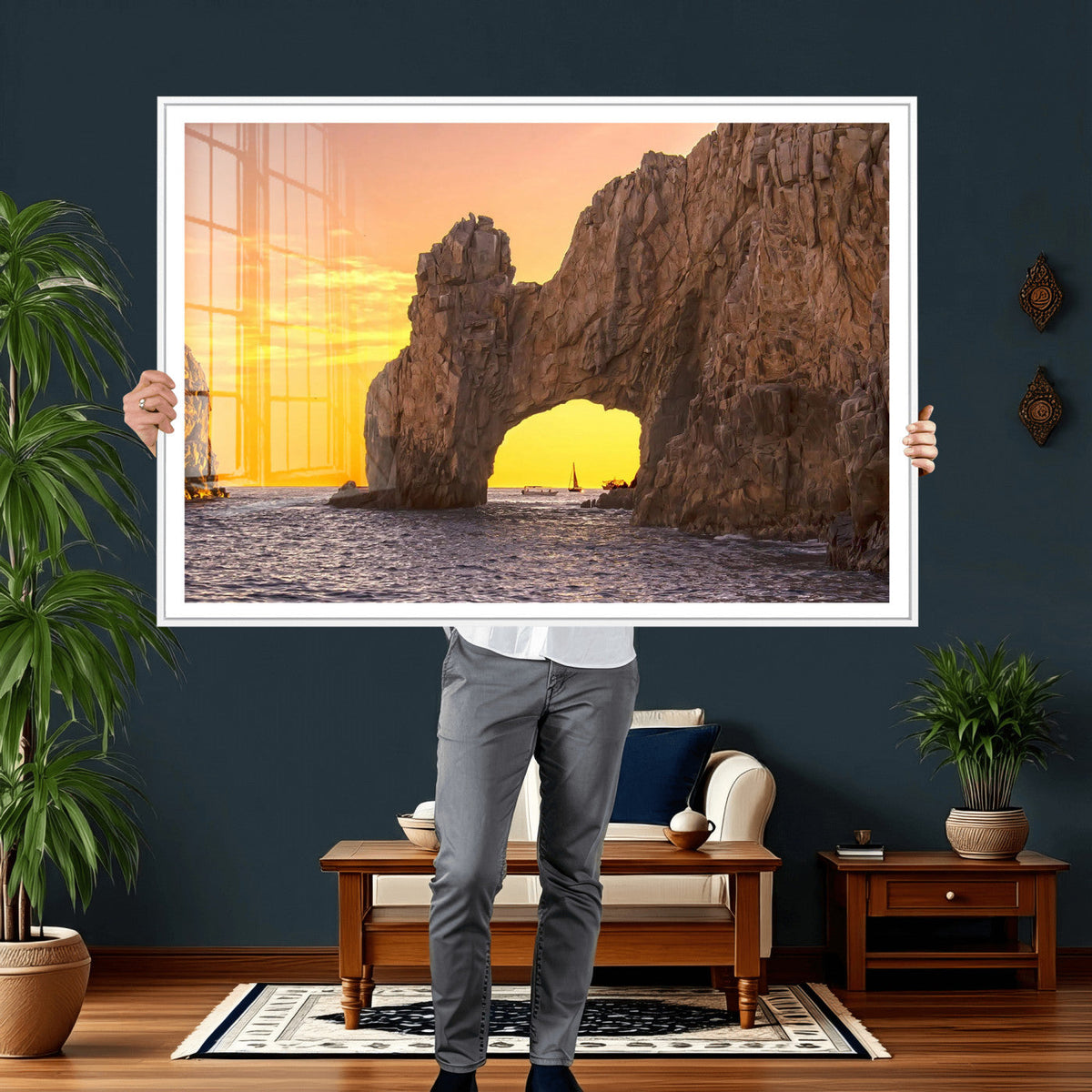 El Arco Cabo San Lucas Ocean Arch Wall Art Canvas Print