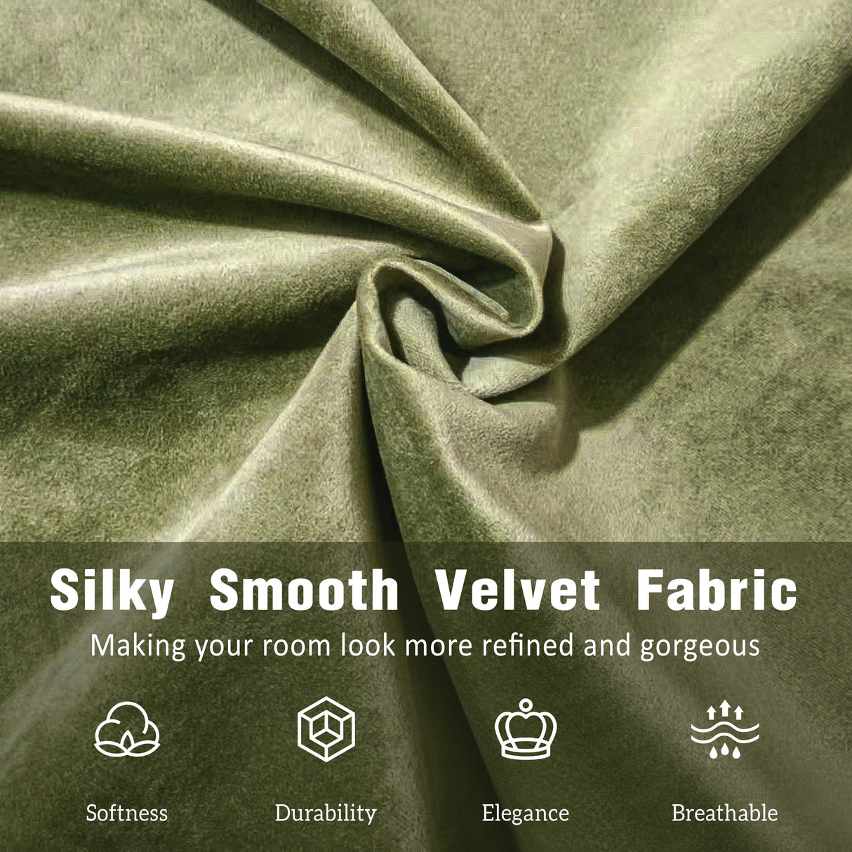 King Size Platform Bed with Velvet Fabric and Curved Headboard