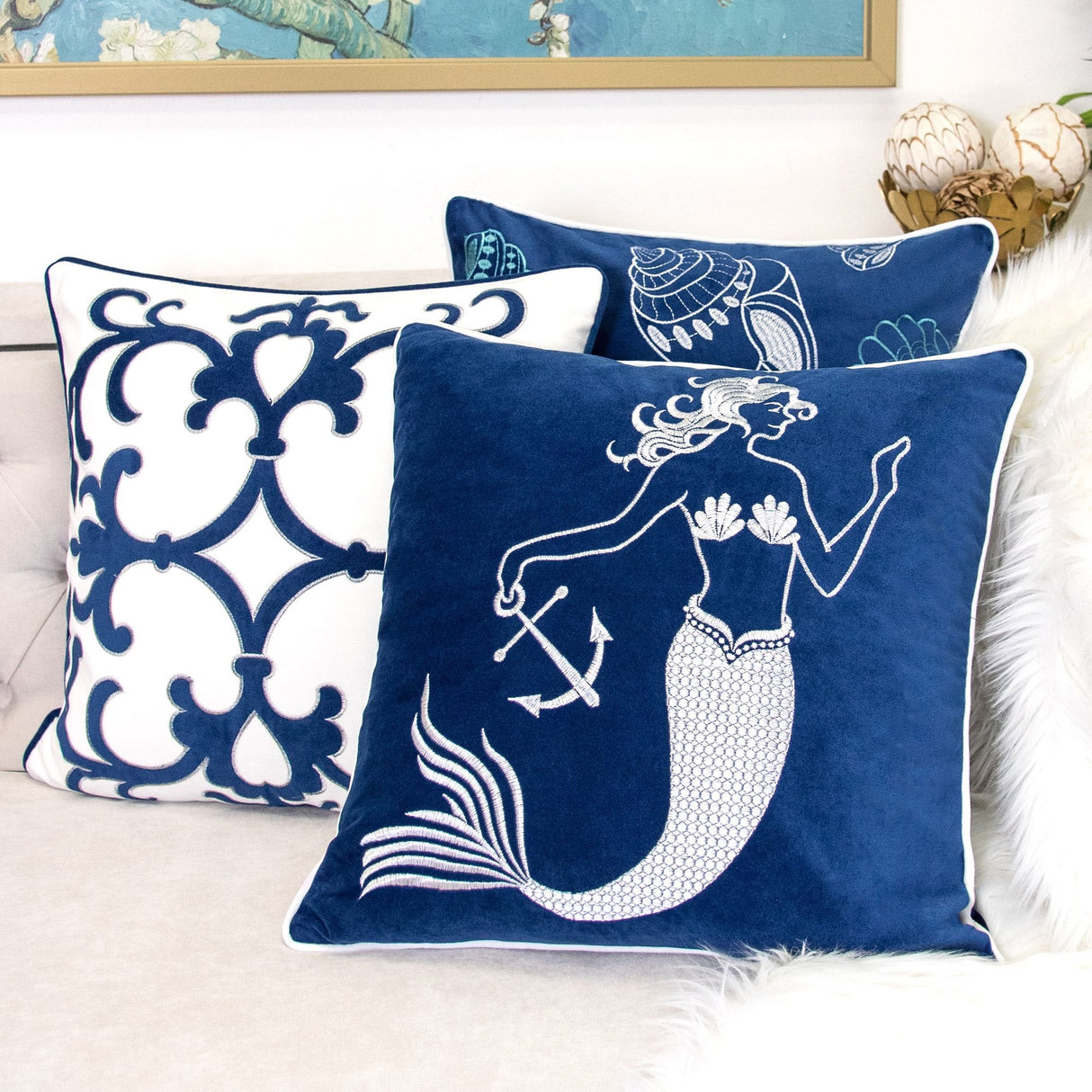 Liz Mermaid Set of 2 Pillowcases