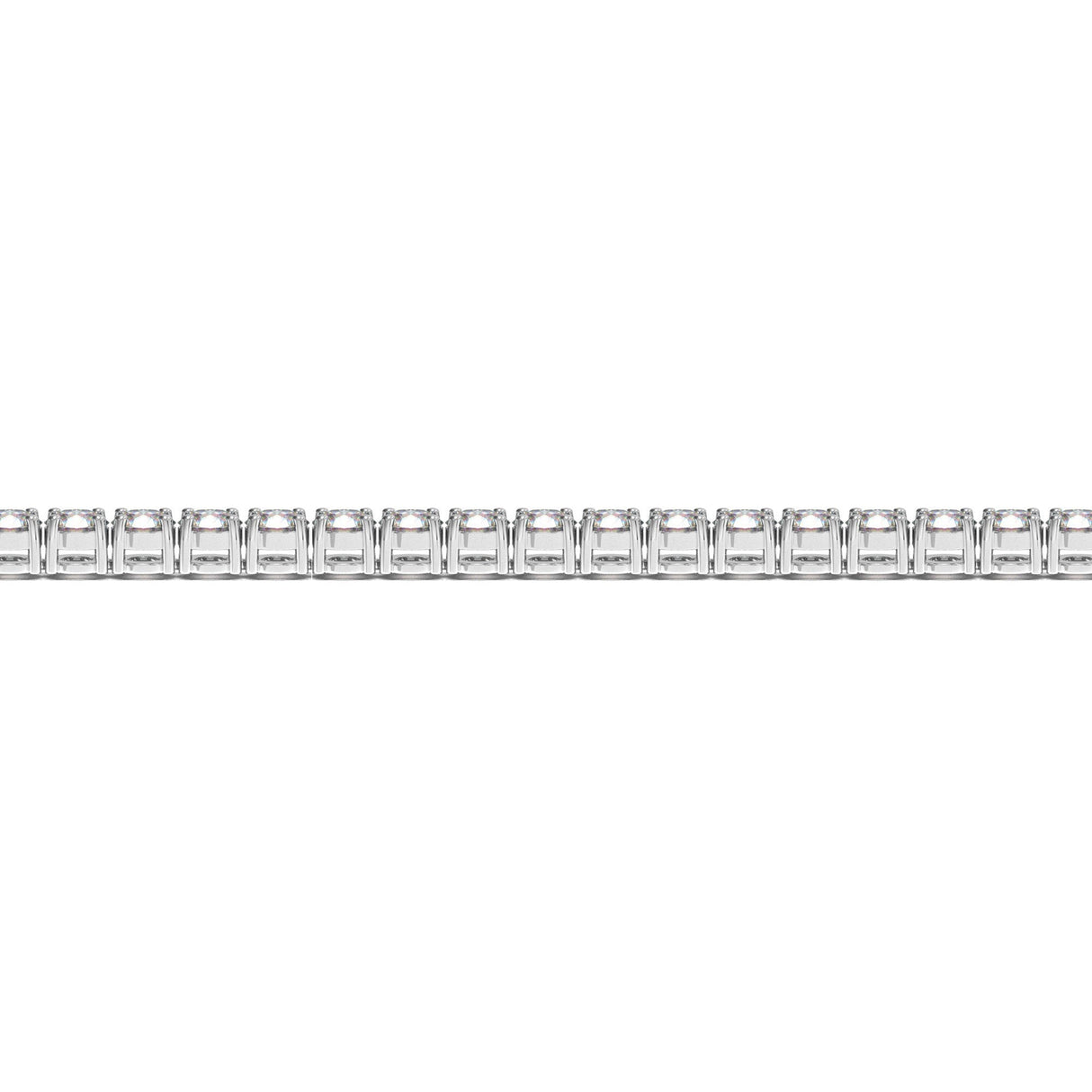 Lab Grown Round Diamond Tennis Bracelet in 14k White Gold (6 cctw F/G VS2/SI1)