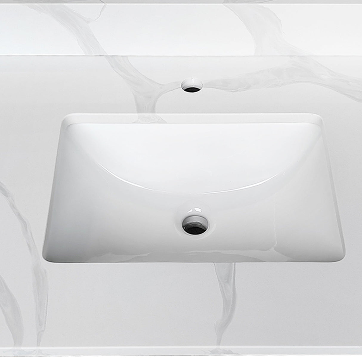 43-inch Quartz Bathroom Vanity Top with Undermount Single Bowl Sink