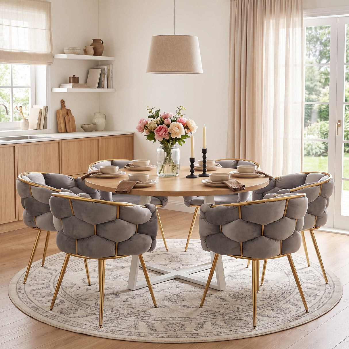 Luxury Modern Velvet Single Sofa Chair