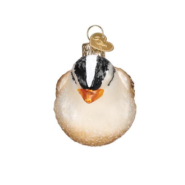White Crowned Sparrow Christmas Tree Decoration
